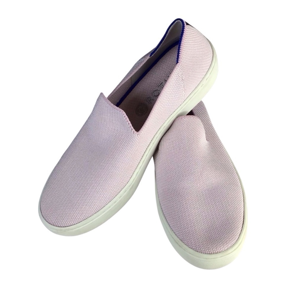 Rothy’s The Original Slip on Sneaker in Pink Size 8.